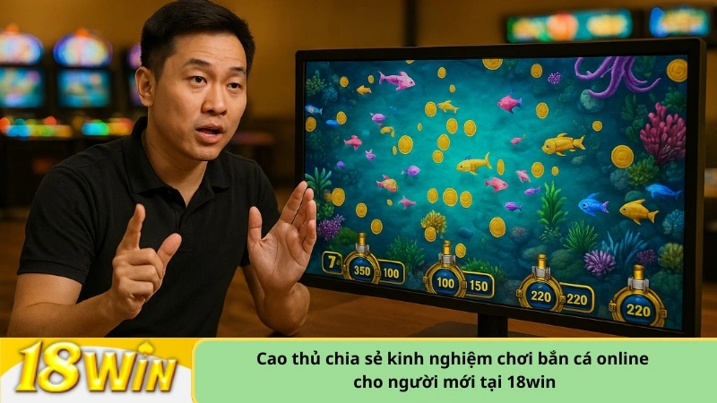 Cao thủ chia sẻ kinh nghiệm chơi bắn cá online cho người mới tại 18win