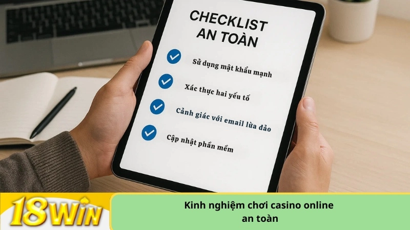 Kinh nghiệm chơi casino online an toàn
