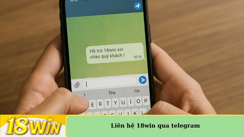 liên hệ 18win qua telegram
