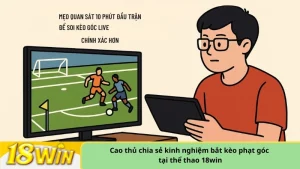 Cao thủ chia sẻ kinh nghiệm bắt kèo phạt góc tại thể thao 18win