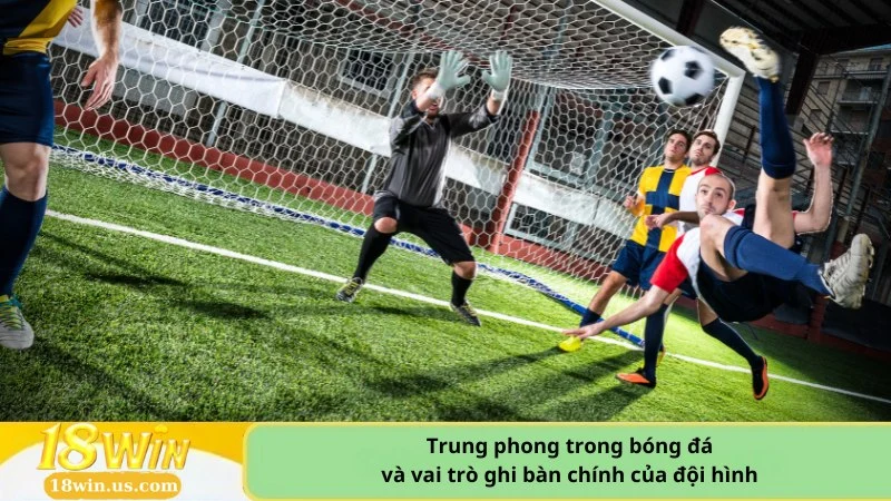 Trung phong trong bóng đá và vai trò ghi bàn chính của đội hình.