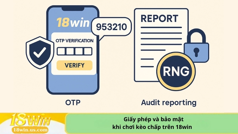 Giấy phép và bảo mật khi chơi kèo chấp trên 18win