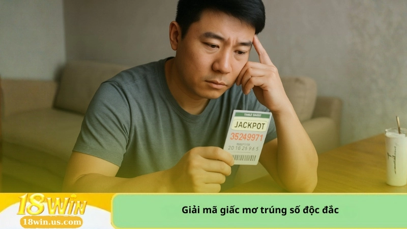 giải mã giấc mơ trúng số độc đắc